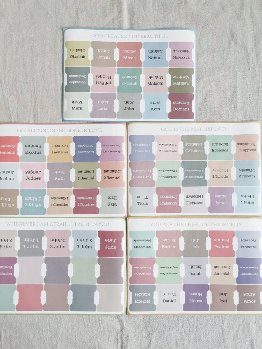 Bible Tab Stickers 75 Aesthetic Peel Stick Index Tabs
